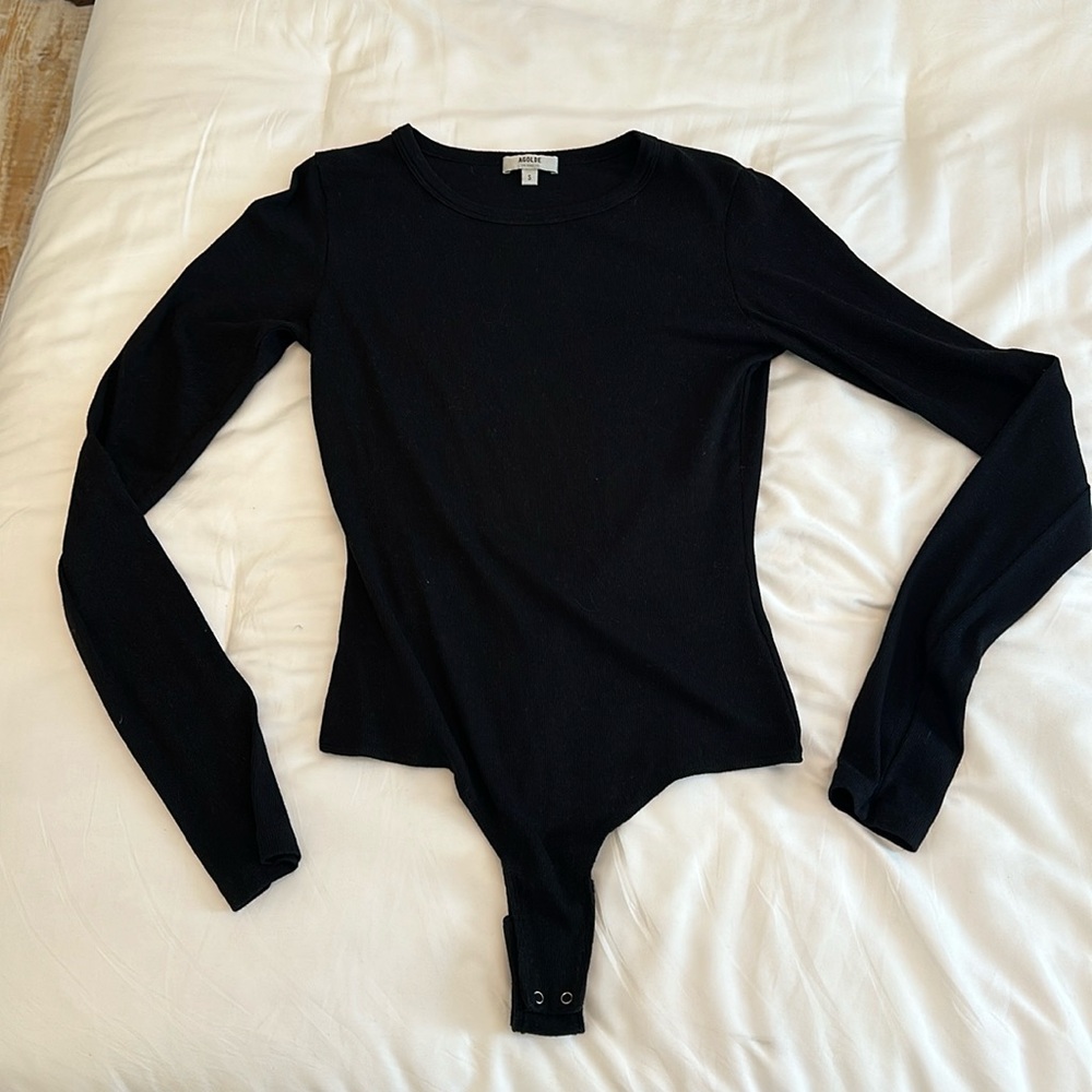 Agolde ribbed knit bodysuit